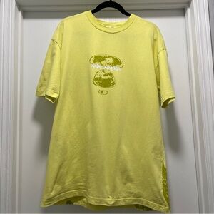 AAPE by BAPE Yellow Tee Apes Earth L